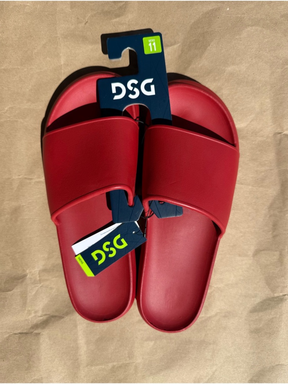 DSG Red Slides - Men’s